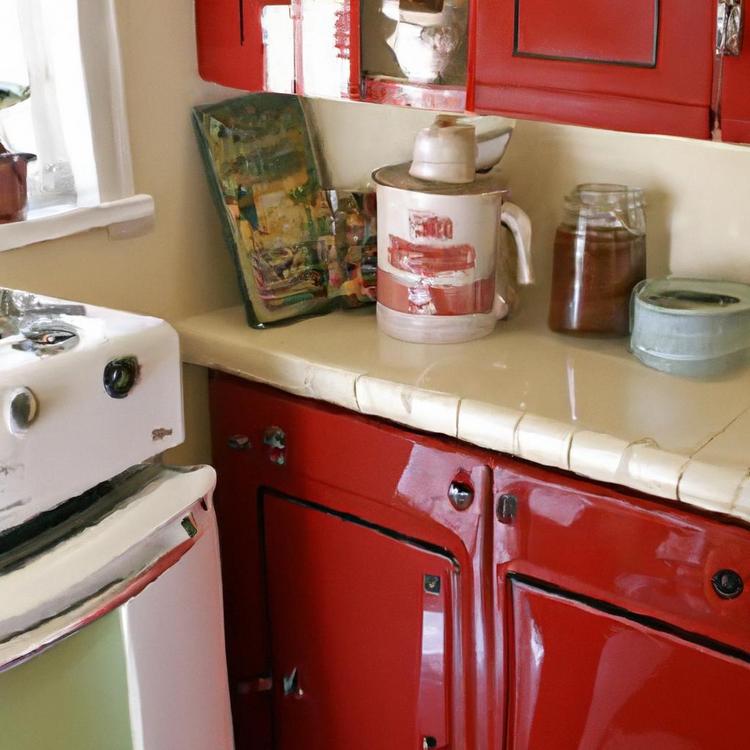 Jak wygląda mała kuchnia w stylu retro?